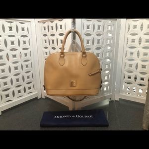 Dooney & Bourke Saffiano Domed Zip Satchel